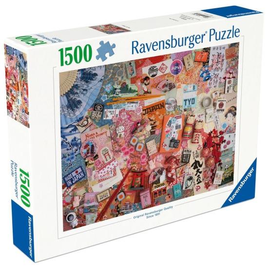 Puzzle Ravensburger Viagem A Tóquio de 1500 peças