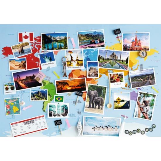Puzzle Ravensburger Viagem ao Redor do Mundo 1000 Peças