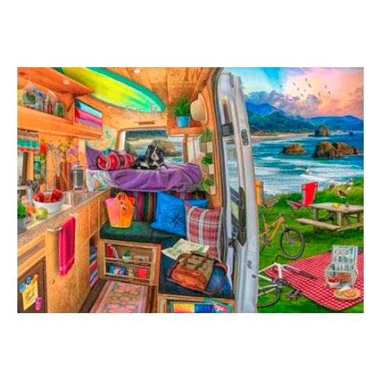 Ravensburger Puzzle Life on the Road 1000 peças Ravensburger Puzzle Life on the Road 1000 peças