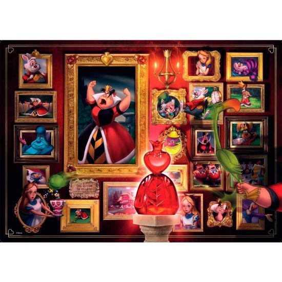 Puzzle Ravensburger Villains Disney: Rainha de Copas de 1000