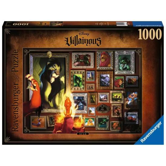 Ravensburger Villains Disney Puzzle: Scar 1000 Pieces Ravensburger Villains Disney Puzzle: Scar 1000 Pieces