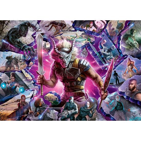 Puzzle Ravensburger Marvel Villains: Killmonger de 1000 peças
