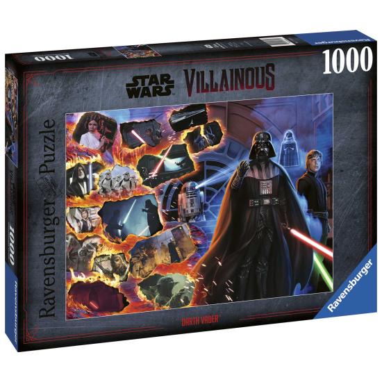 Puzzle Ravensburger Vilões Star Wars Darth Vader de 1000 Pçs Puzzle Ravensburger Vilões Star Wars Darth Vader de 1000 Pçs