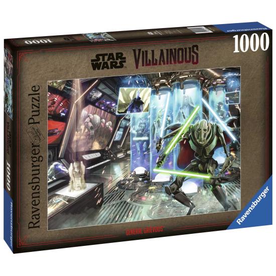 Puzzle Ravensburger Vilões Star Wars General Grievous de 1000 Pç