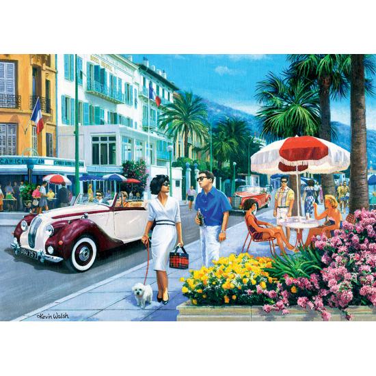 Puzzle Ravensburger Vintage Cote d'Azur 1000 peças