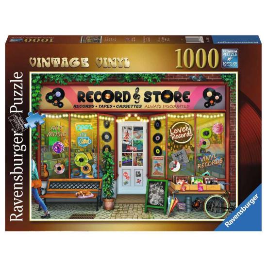 Puzzle Ravensburger Loja de Vinil de1000 peças