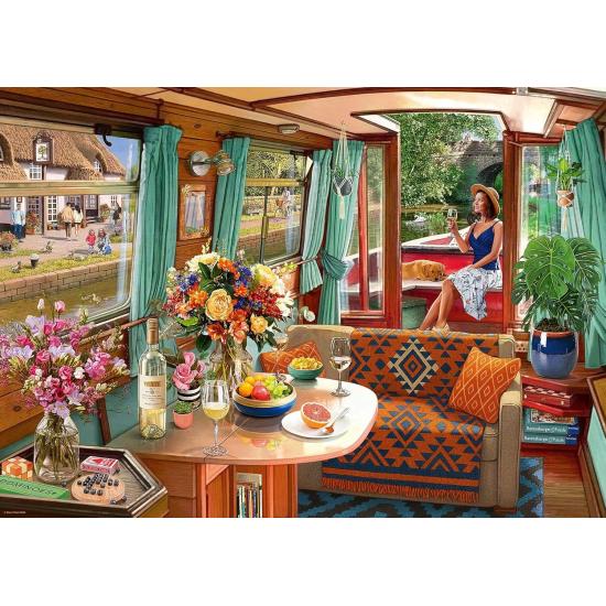 Puzzle Ravensburger Vista Da Minha Janela de 1000 peças
