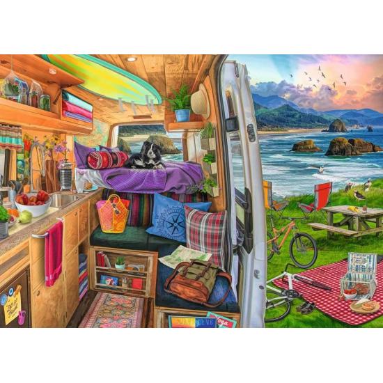 Puzzle Ravensburger Vistas da Autocaravana XXL 500 Pçs