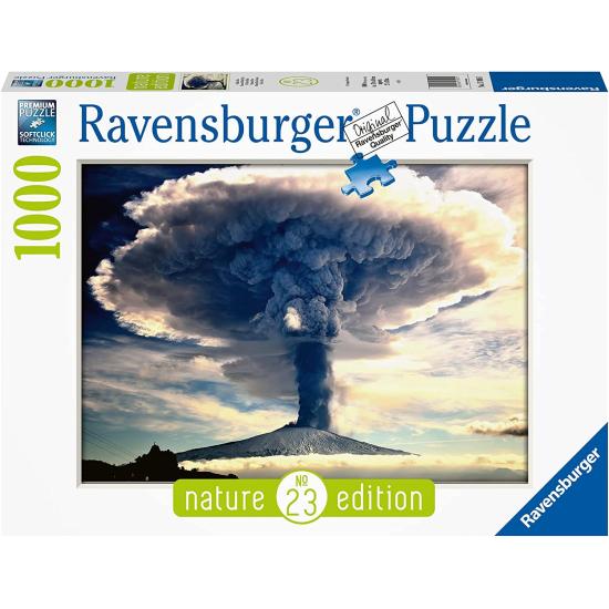 Puzzle Ravensburger Vulcão Etna de 1000 Peças