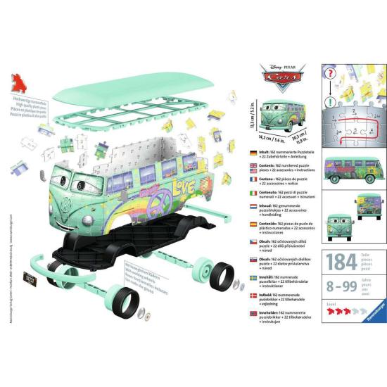 Ravensburger Volkswagen T1 carros 3D Puzzle 162 peças