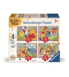 Puzzle Ravensburger Winnie the Pooh Progres 12+16+20+24 Pçs