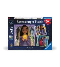 Puzzle Ravensburger Wish de 3x49 Peças