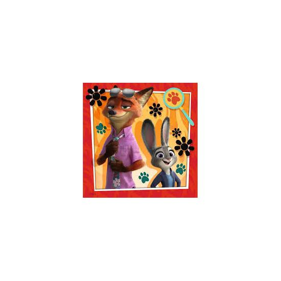 Puzzle Ravensburger Zootopia 2 de 3x49 Peças