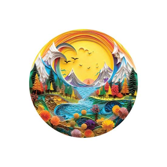 Puzzle Arte Puzzle Paisagem De Papel 570 Peças