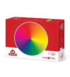 Puzzle Arte Puzzle Paleta De Cores 570 Peças