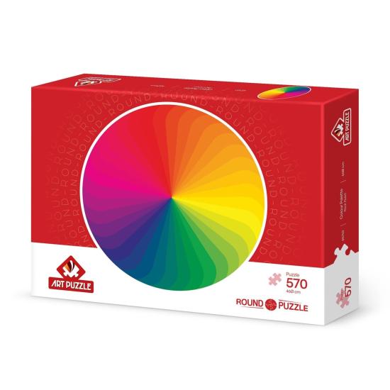 Puzzle Arte Puzzle Paleta De Cores 570 Peças