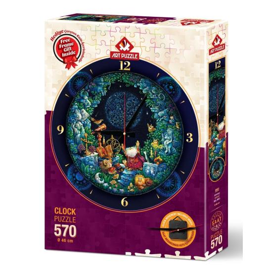 Puzzle Relógio Arte Puzzle Astrologia 570 Peças Puzzle Relógio Arte Puzzle Astrologia 570 Peças