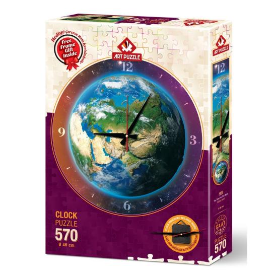 Puzzle Relogio Art Puzzle O Tempo do Mundo 570 Peças Puzzle Relogio Art Puzzle O Tempo do Mundo 570 Peças