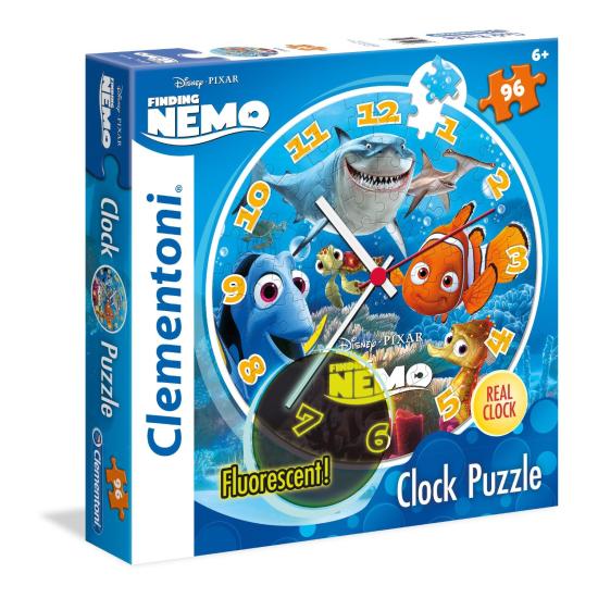 Relógio Clementoni Procurando Nemo Puzzle 96 peças
