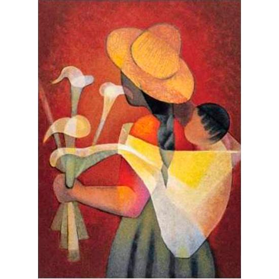 Puzzle Ricordi O Vendedor de Flores Aromáticas de 1000 Peças