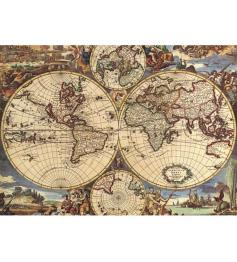 Puzzle Ricordi Mapa do Velho Mundo 1000 Peças