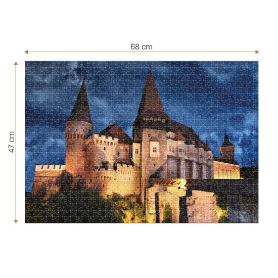 Puzzle Roovi Castelo de Hunedoara de 1000 Peças