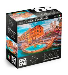 Puzzle Roovi Praça de Espanha, Roma de 1000 Peças