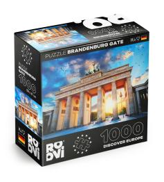 Puzzle Roovi Portão de Brandemburgo, Berlim de 1000 Peças