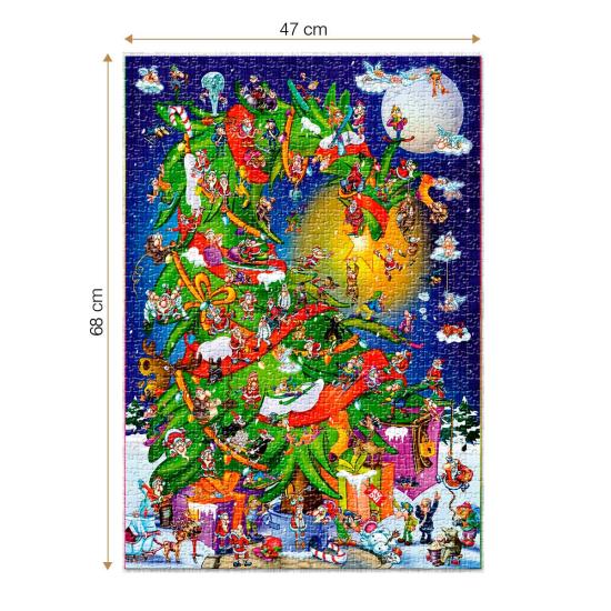 Puzzle Roovi Árvore de Natal de 1000 Peças