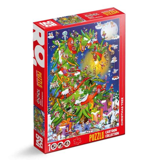Puzzle Roovi Árvore de Natal de 1000 Peças