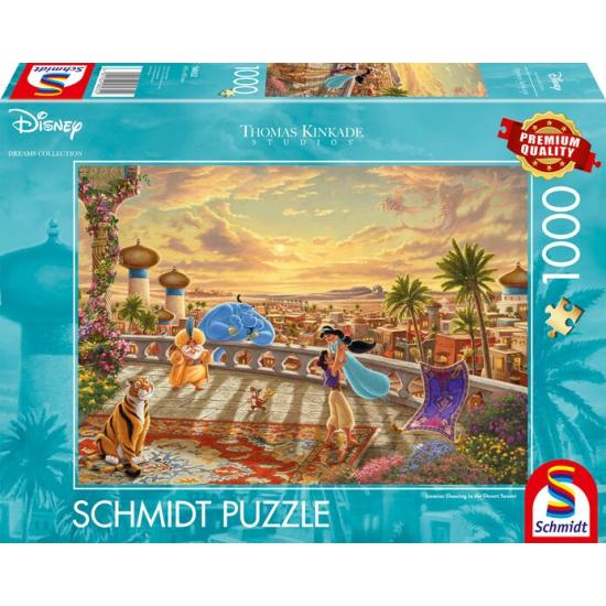 Puzzle Schmidt Aladdin e Jasmine dançando ao Sol de 1000 Pieces