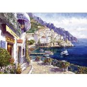 Puzzle Schmidt Nascer do sol na Costa Amalfitana de 2000 Peças