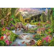 Puzzle Schmidt Animais da Floresta 1000 peças