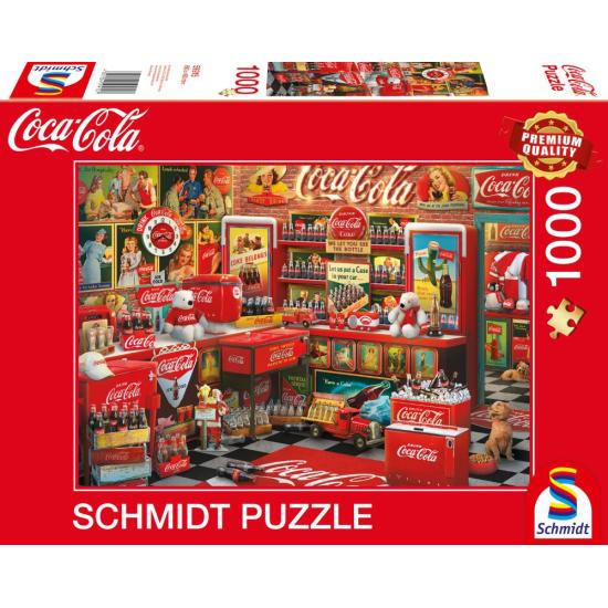 Puzzle Schmidt  Artigos Coca-Cola de 1000 Peças