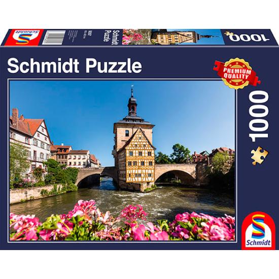 Puzzle Schmidt Bamberg, Baviera de 1000 Peças Puzzle Schmidt Bamberg, Baviera de 1000 Peças