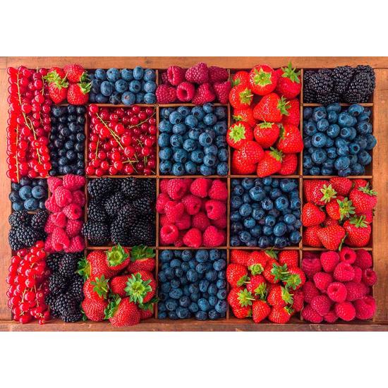 Puzzle Schmidt Natureza morta de frutas da floresta 1000