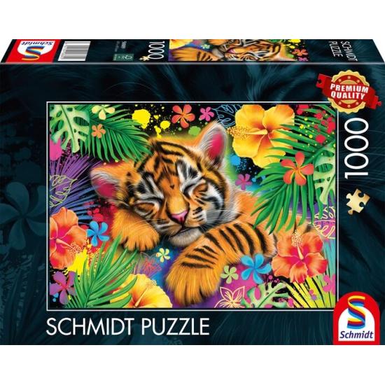 Puzzle Schmidt Filhote De Tigre de 1000 Pçs