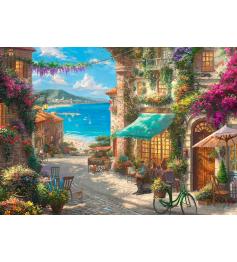 Puzzle Schmidt Cafe Riviera de 1.000 peças