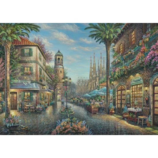 Puzzle Schmidt Café Espanhol de 1000 Piec