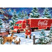 Puzzle Schmidt Caminhão de Natal da Coca Cola de 1000 Peças
