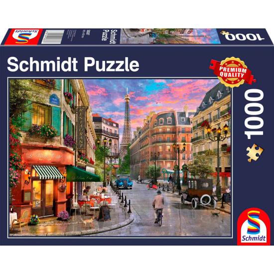 Puzzle Schmidt Caminho para a Torre Eiffel de 1000 Pieces