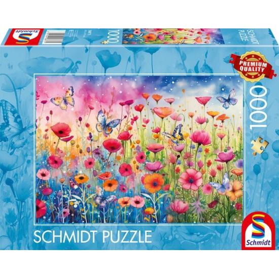 Puzzle Schmidt Campo De Papoulas de 1000 Peças