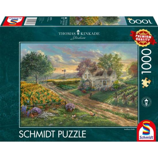 Puzzle Schmidt Campos de Girassol de 1000 Peças Puzzle Schmidt Campos de Girassol de 1000 Peças