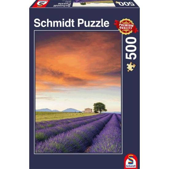 Puzzle Schmidt Campos de Lavanda de 500 Peças