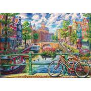 Puzzle Schmidt Canal De Amsterdã de 1000 Peças