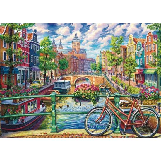Puzzle Schmidt Canal De Amsterdã de 1000 Peças