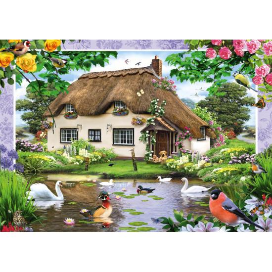 Puzzle Schmidt Casa de Campo Romântica de 500 Peças Puzzle Schmidt Casa de Campo Romântica de 500 Peças