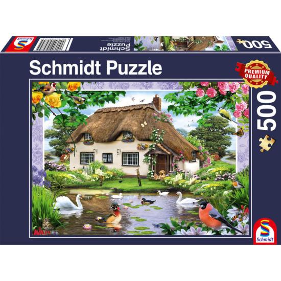 Puzzle Schmidt Casa de Campo Romântica de 500 Peças Puzzle Schmidt Casa de Campo Romântica de 500 Peças
