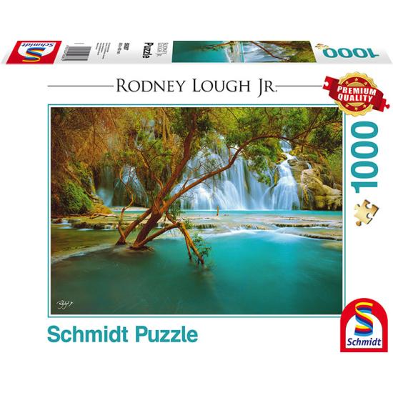 Schmidt Puzzle Cachoeiras no Lago de 1000 Peças