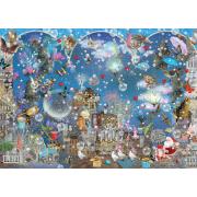 Puzzle Schmidt Natal Céu azul de 1000 peças